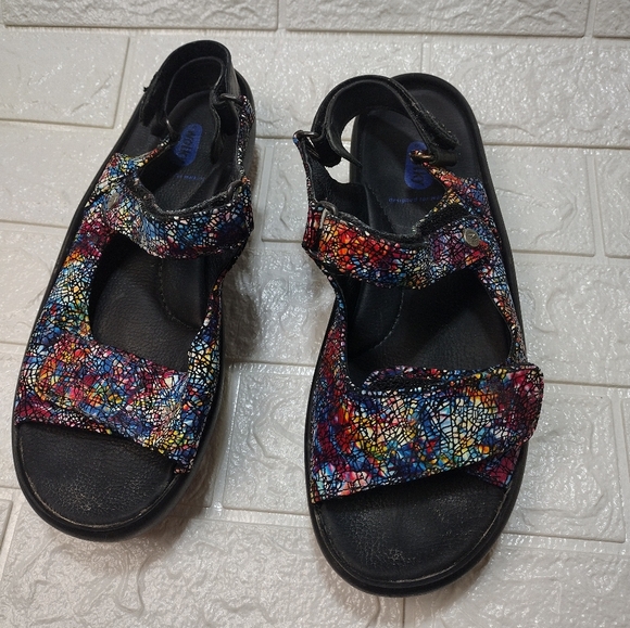Wolky Womens Sandals Rio Multi Slingbacks EUR 42 US 10 -10.5 Shoes - Picture 3 of 6